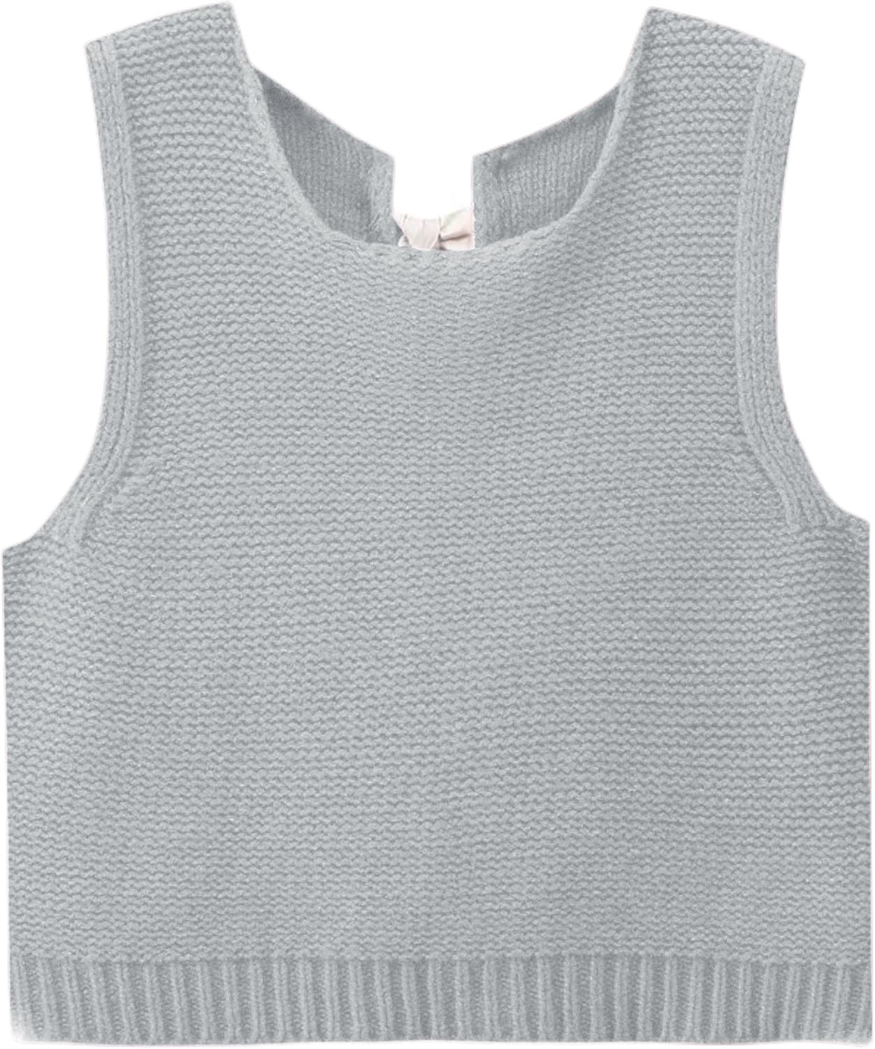 Lianlive Womens Summer Sweater Vest Top Casual Sleeveless Bow Tie Back Knit Tank Tops 2026 Cute Vacation Outfits - Image 4