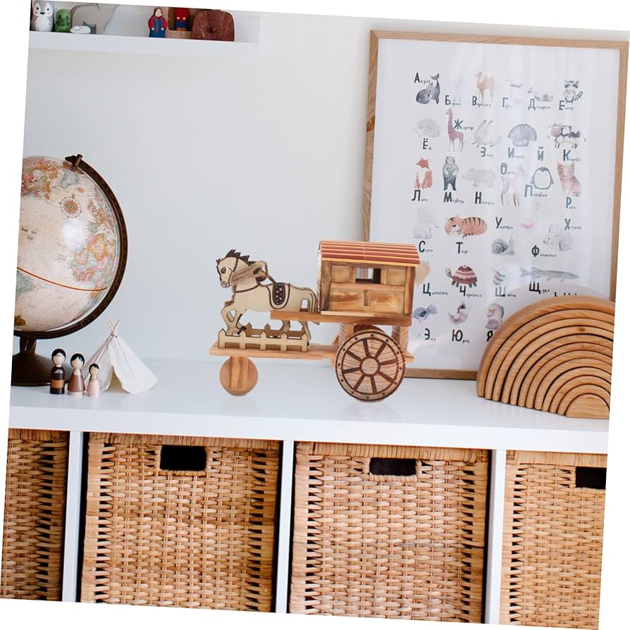 Amazon.co.jp: HOMOCONO アンティーク馬車おもちゃ ヴィンテージ