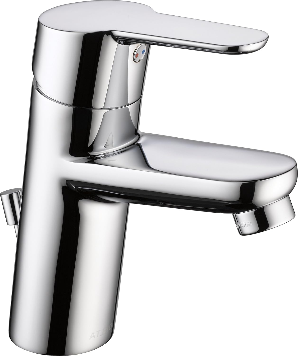 Featured Product Delta Faucet Modern Single Hole Bathroom Faucet, Single Handle Bathroom Faucet Chrome, Bathroom Sink Faucet, Drain Assembly, Chrome 573LF-HGM-PP