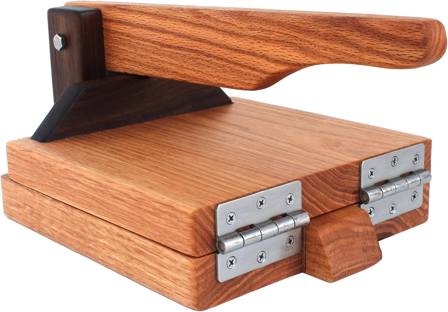 10 Inch Red Oak Tortilla Press – Handmade Hardwood Tortilla Maker by Central Coast Woodworks