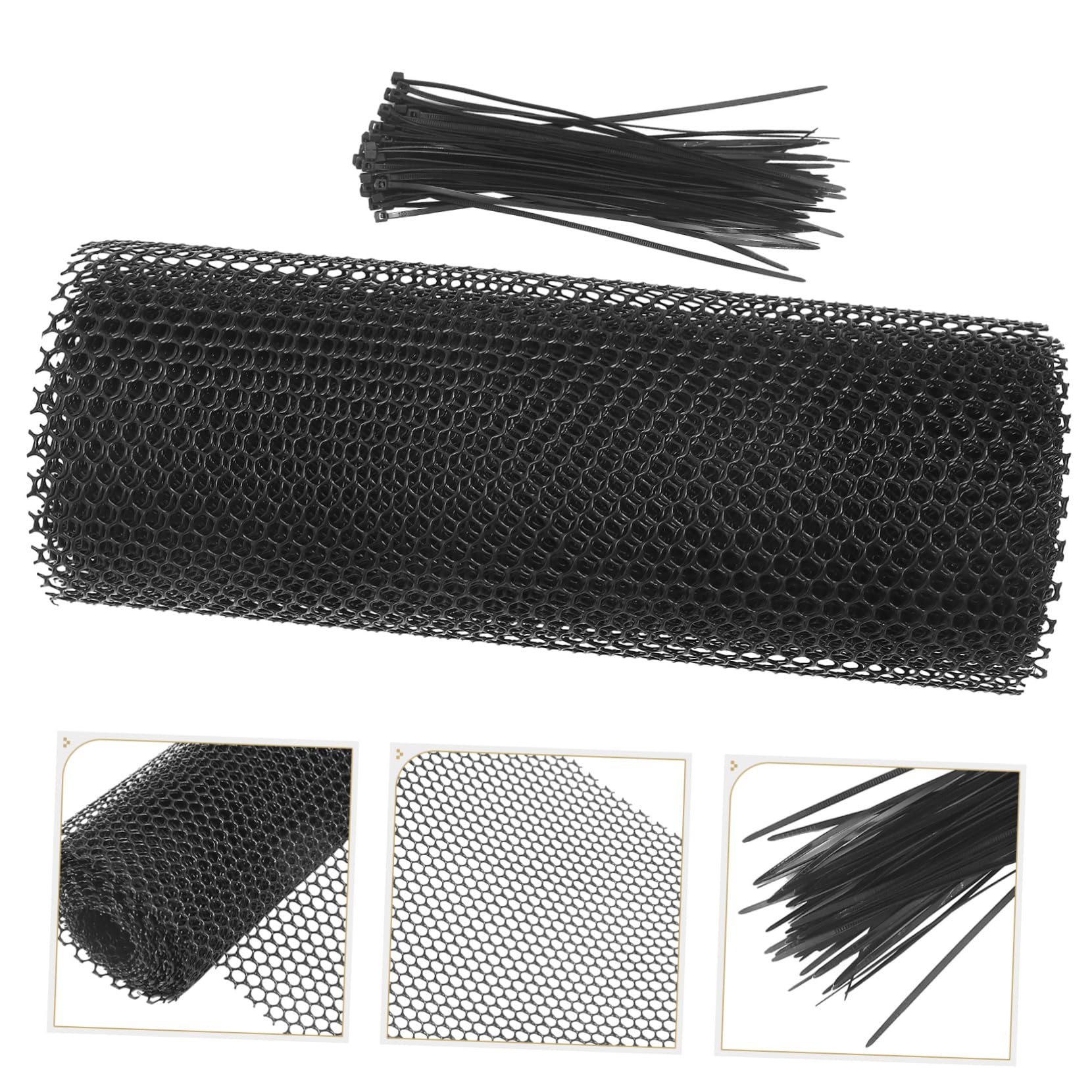 ifundom Recinzione in Rete Per Pollame Da Giardino Rete in Plastica Per Recinzioni Da Giardino Flessibile e Resistente Per Creare Forme Curve o Installazioni in Serie Proteggendo Erba Bord