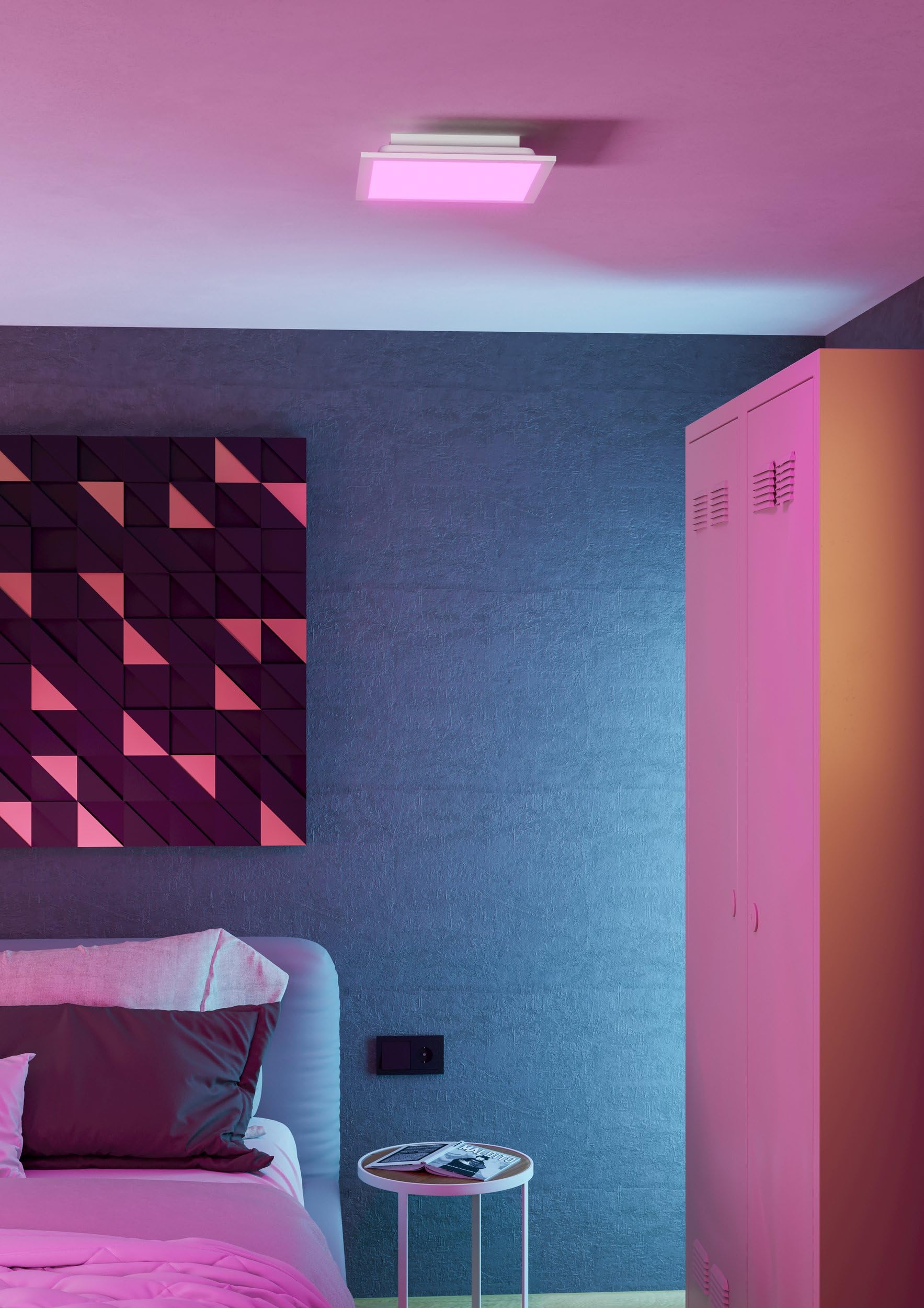 EGLO connect.z Smart-Home LED panel Moradillo-Z 30x30 cm ZigBee sufitowa