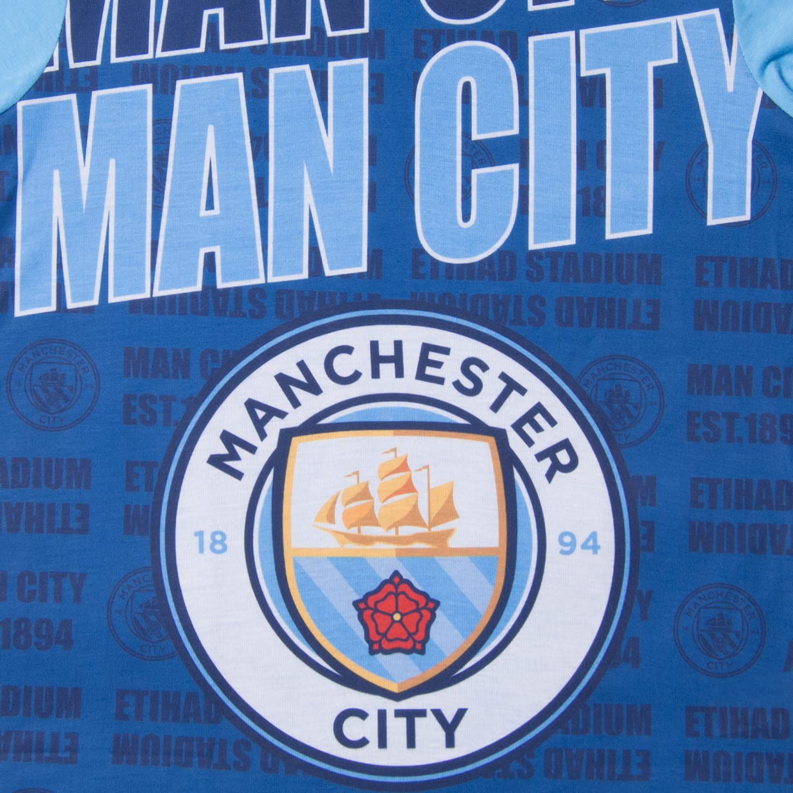 Manchester City FC - Pijama corto para niño - Producto oficial