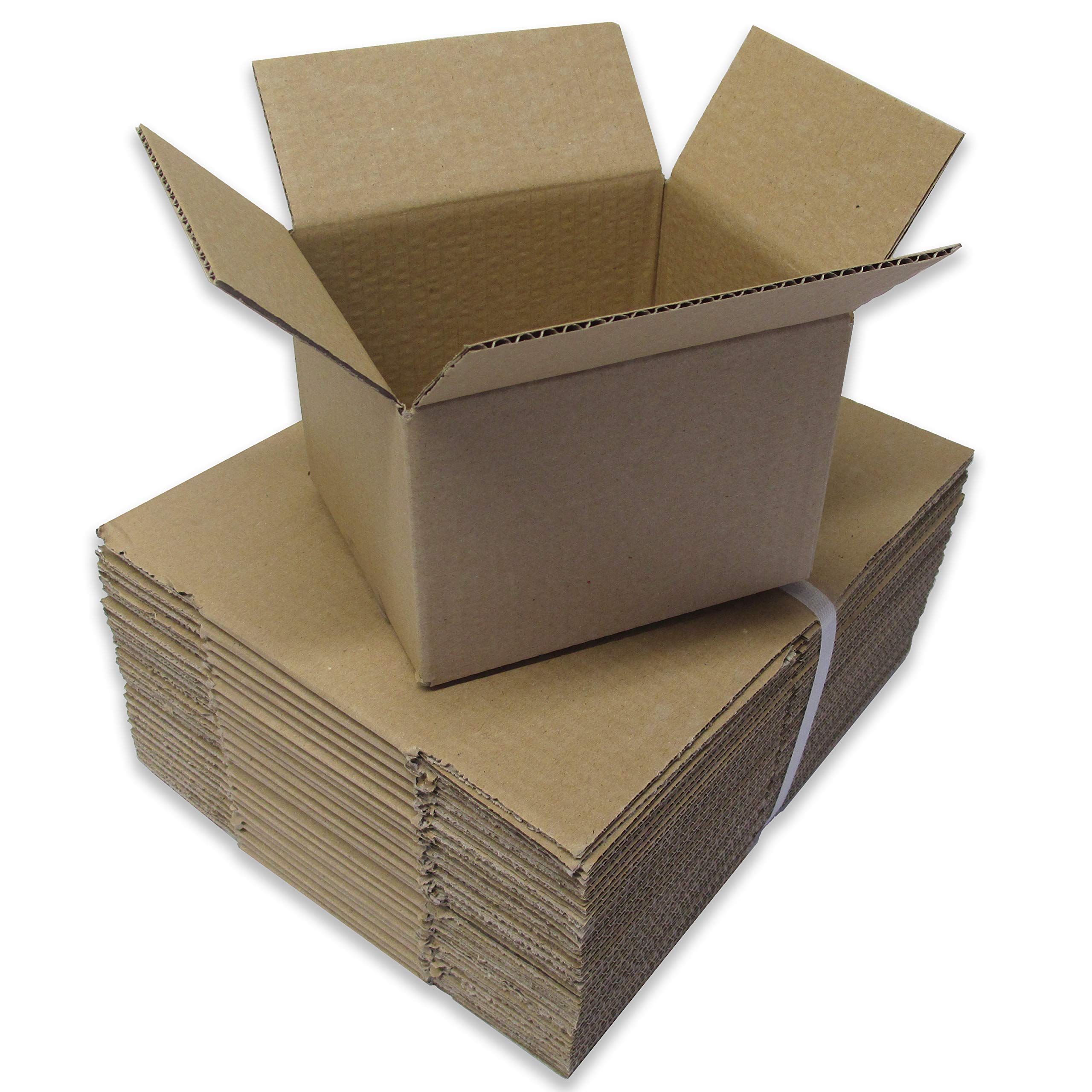 W.e. Roberts Brown Postal Package Box Small Cardboard Cartons 6 X 5 X 4" Sw (5)