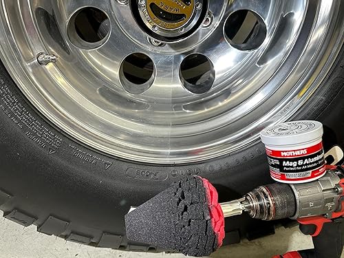 Miniatura 12 de Pulidor Mag & Aluminum Polish 05101 y paquete de telas de microfibra., Pulido