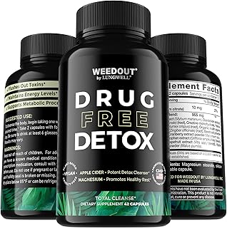 Weedout Detox Pills - Made in USA - Natural Liver Cleanse Detox & Repair - Fast Toxin Rid - Urinary Tract Cleanse with Milk Thistle - 42 Caps