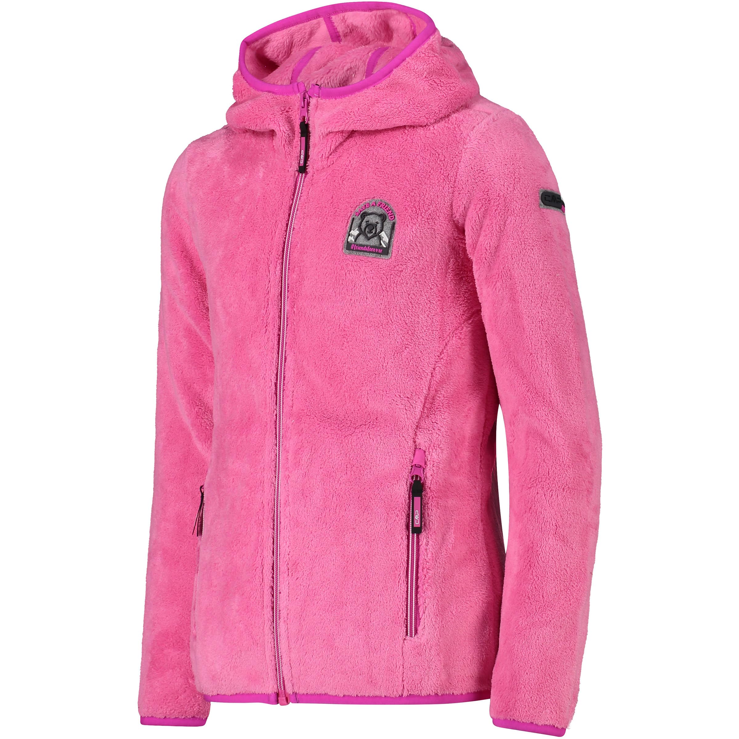 CMP Giacca Da Bambina In Pile Highloft Con Cappuccio Fisso Giacca da bambina in pile Highloft con cappuccio fisso Unisex - Bambini e ragazzi
