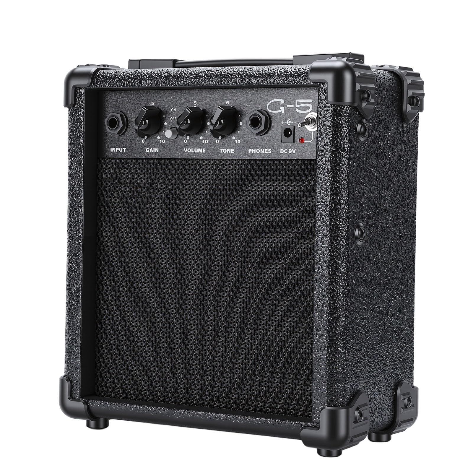 SEAFRONT G-5 Amplificatore per Chitarra Portatile Amplificatore per Chitarra Bluetooth con Jack per Auricolari da 3,5 Mm Ingresso per da 6,35 Mm per Esercitazioni All'aperto in