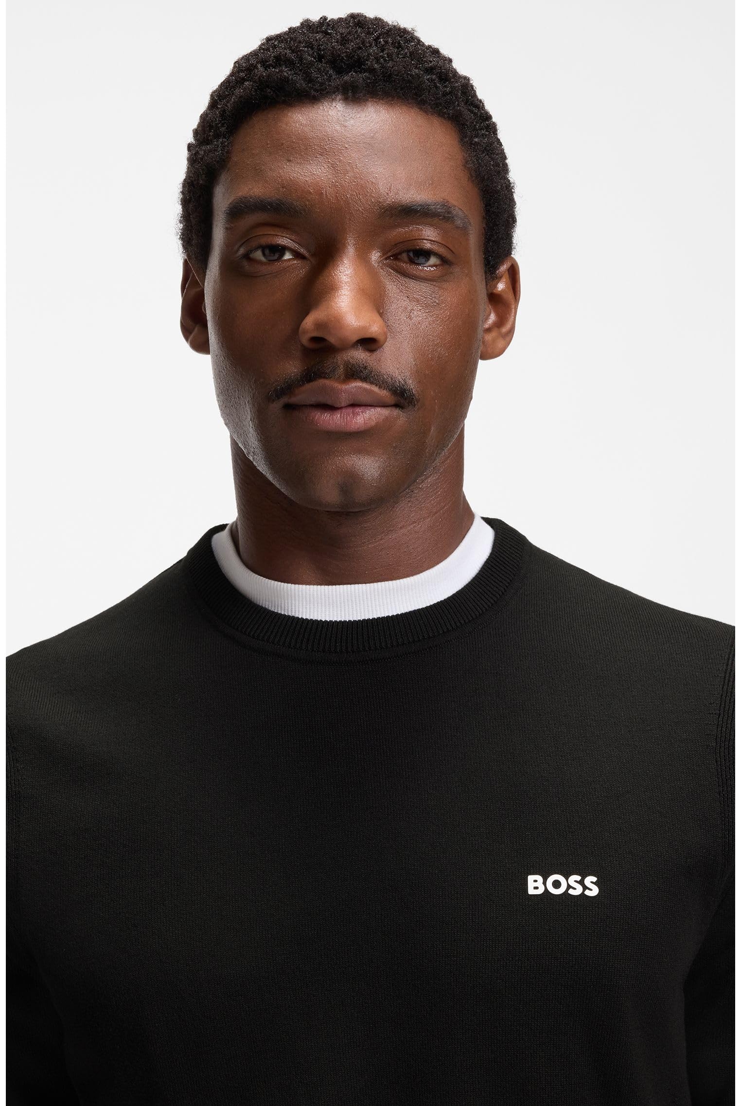 BOSS Maglione Lavorato a Maglia Uomo