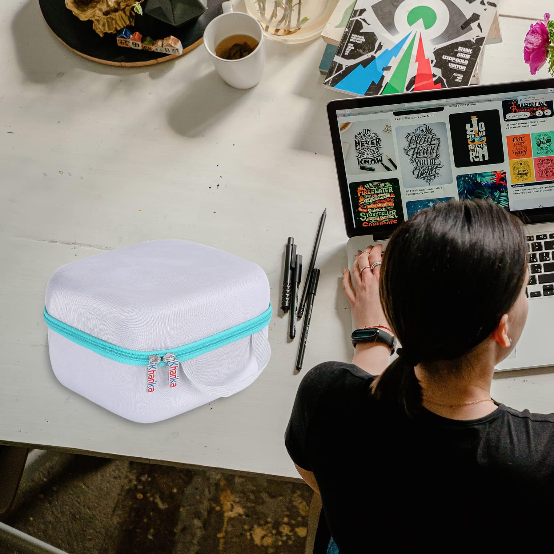 Khanka Estuche Rígido para Cricut Joy Máquina de Escritura y Corte Inteligente y compacta.(Vacío Estuche)