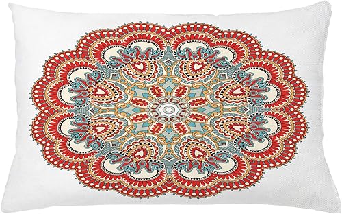 Miniatura 10 de Lunarable Funda de cojín de diente de león, monocromática, ramo de flores de primavera, composición natural, funda de almohada decorativa cuadrada,