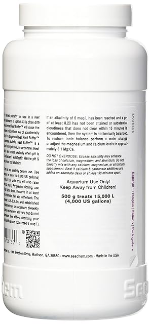 Foto 2 de 4 de Seachem Tampón de arrecifes, 500 g