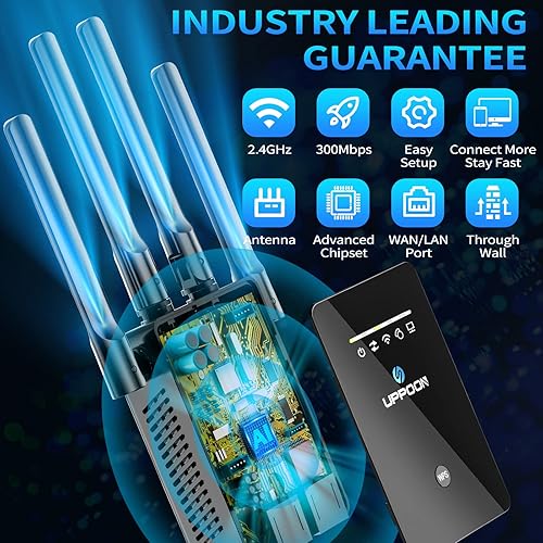 Miniatura 3 de Amplificador de señal WiFi 2023 para el hogar, cobertura 130% más amplia que antes, repetidor de Internet inalámbrico y amplificador de señal con