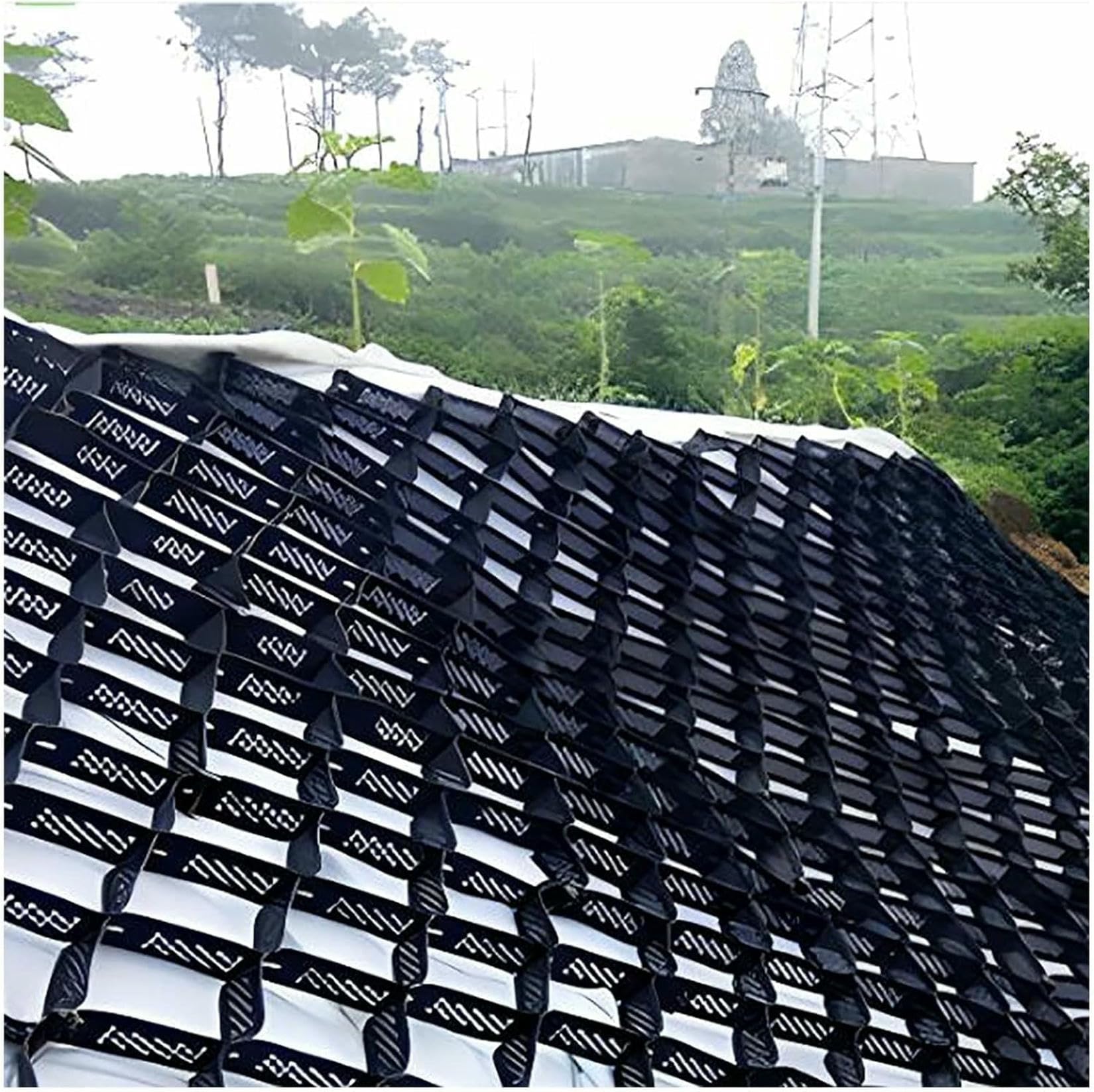 Geogrid away grille moulue de gravier contre l'affaissement des allées de jardin