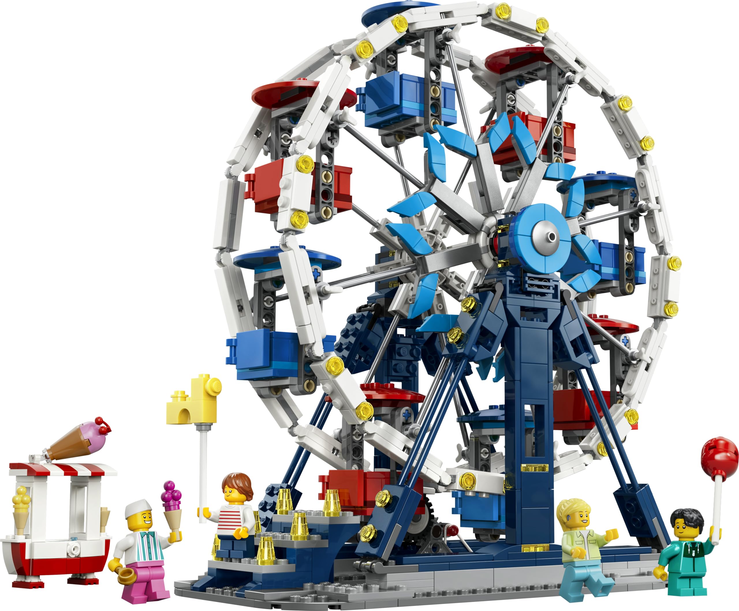 LEGO Creator 3 in 1 Iconica Ruota Panoramica - Parco Giochi Trasformabile in Attrazione a Forma di UFO o in Giostra - Decorazione Cameretta - Regalo per Bambini e Bambine da 8 Anni in su - 31389