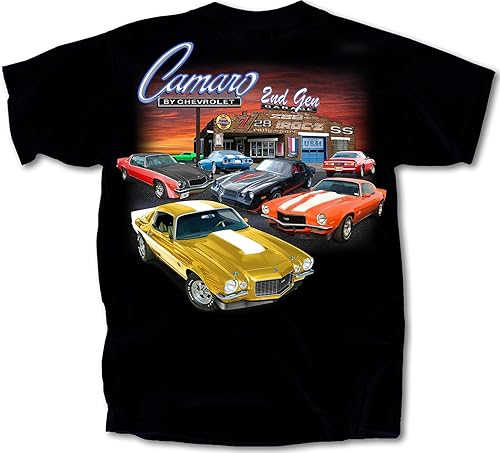 Joe Blow T's 1970-1981 Chevy Camaro 2 generación Garage Camiseta de algodón preencogido