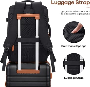 UKEIN Luggage Sets 3Piece, Carry On Luggage 20in Suitcase Set With Backpack