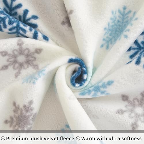 Miniatura 3 de Viviland - Juego de sábanas de forro polar de felpa con bolsillo profundo, forro polar extra cálido
