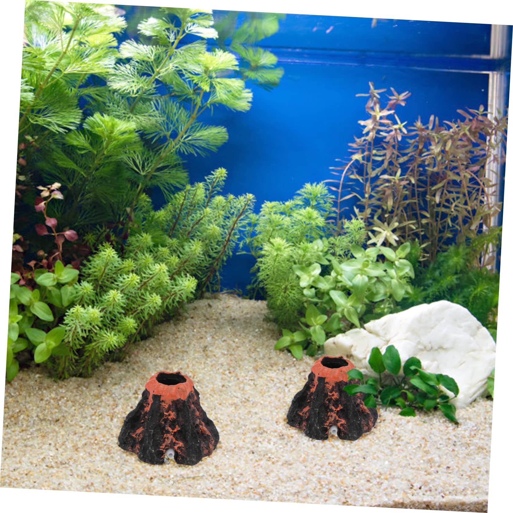 POPETPOP 6stücke Aquarium Dekoration Unterwasser Landschaftsornamente Für Fischbecken Sicherem Resin Für Versteckmöglichkeiten Von Fischen Und Aquarienbewohnern
