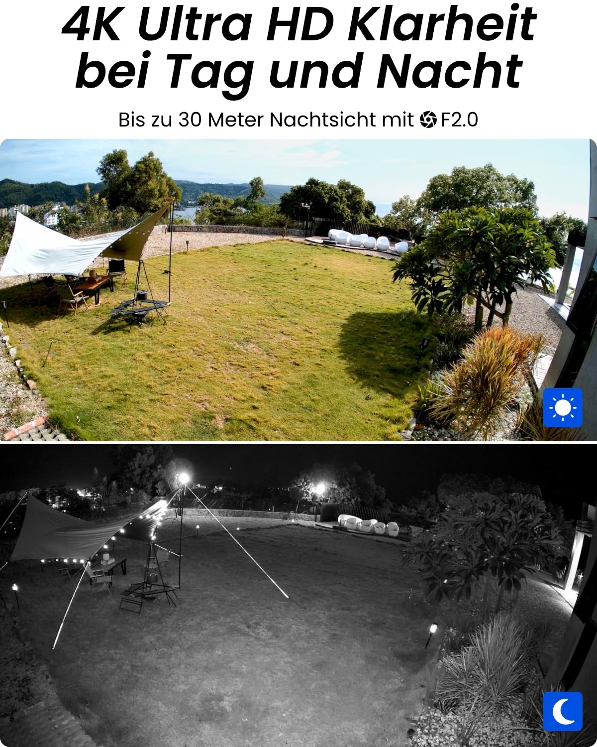 Reolink 4K PoE Überwachungskamera Aussen Set, 8CH 2TB HDD NVR, RLK8-800B6 | 6X 8MP PoE IP Outdoor Kamera mit Smarter Personen-/Fahrzeug-/Tiererkennung, 24/7 Videoüberwachung, 30M IR Nachtsicht