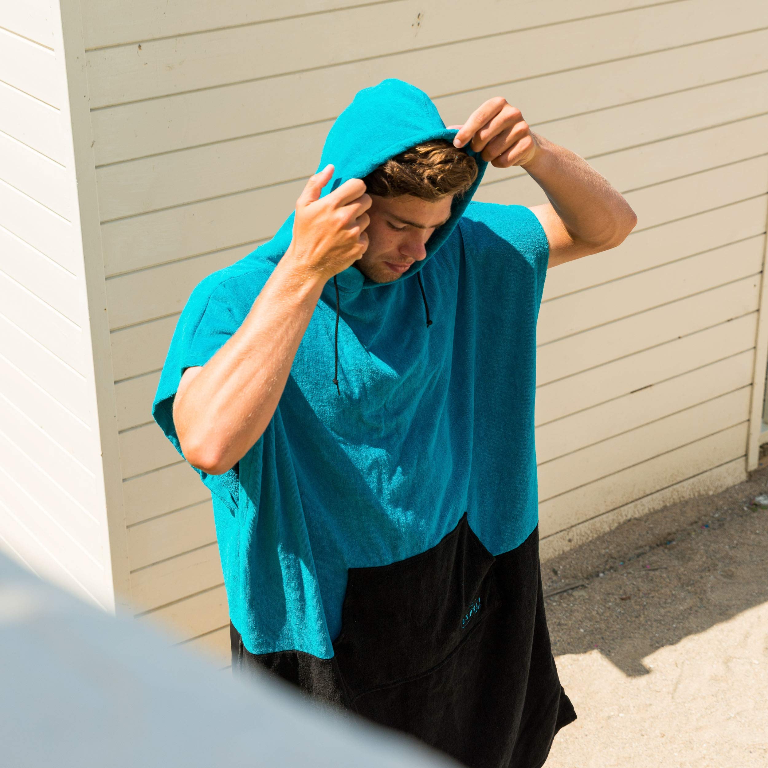 Osprey Poncho asciugamano unisex con cappuccio, poncho da surf, accappatoio da spiaggia per uomo e donna, con design a scomparsa, diversi colori