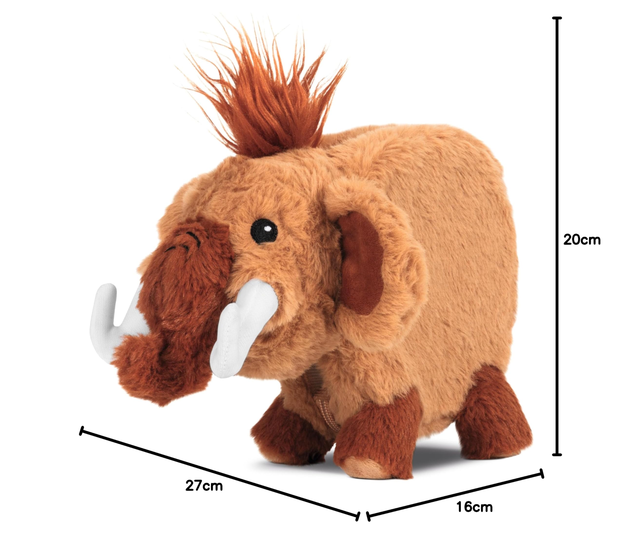 TechniSat Matti der MAMMUFANT - Altoparlante Bluetooth morbido con luce notturna per bambini (lettore audio, cappellino MP3 programmabile e batteria potente)