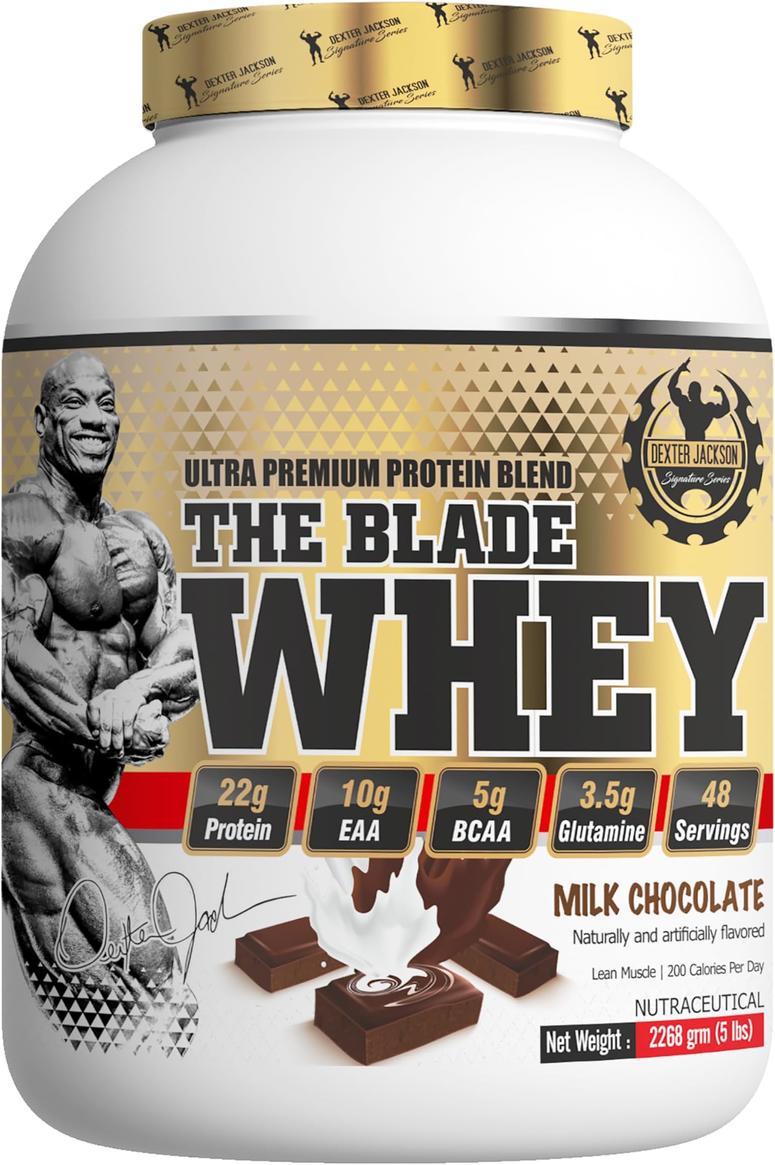Dexter Jackson Gold Signature Series Blade Whey | 48 Serving, 5 Lbs