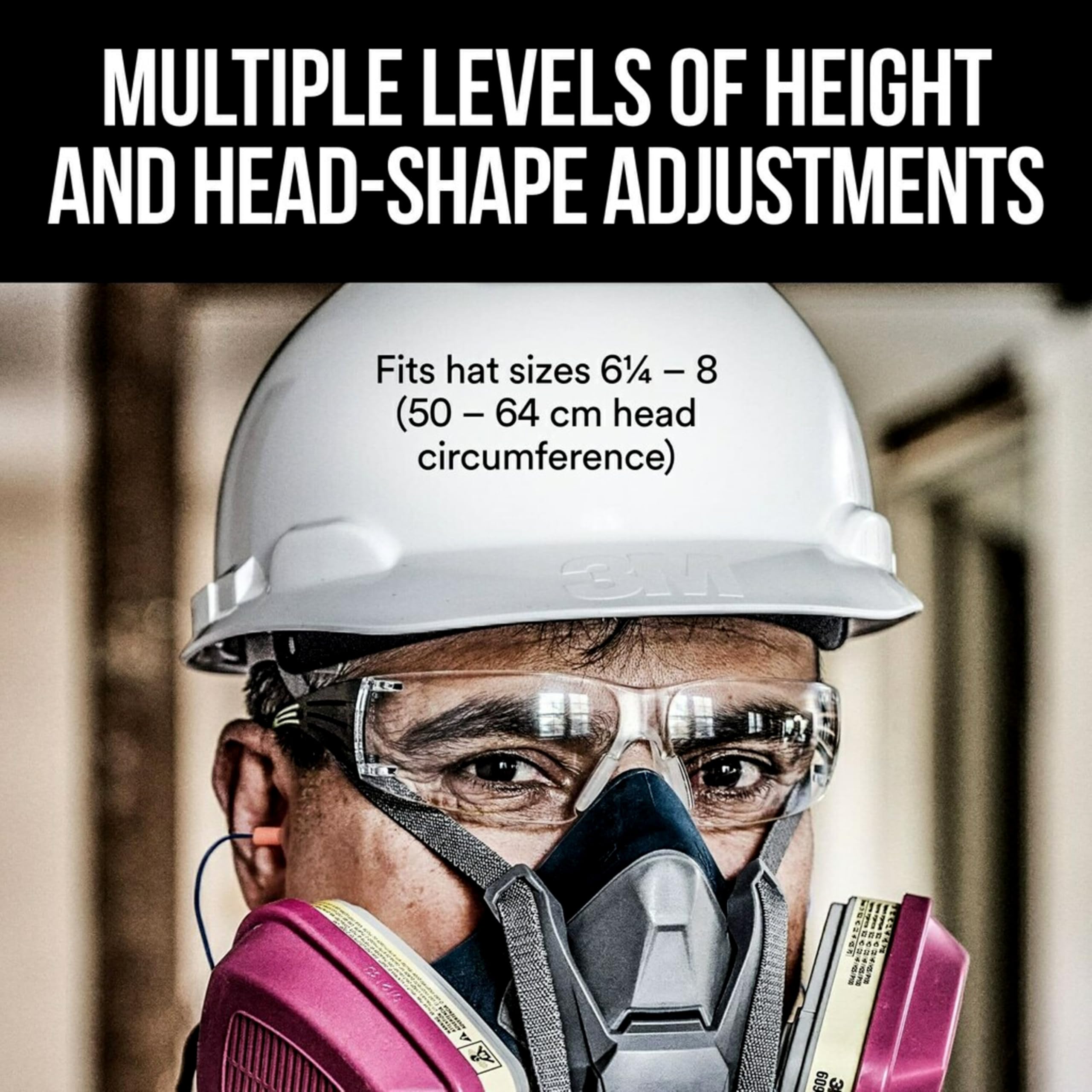 3M Cap Style Hard Hat White, Steifer Stil Hut Weiß Unisex, Keine Farbe, Einheitsgröße