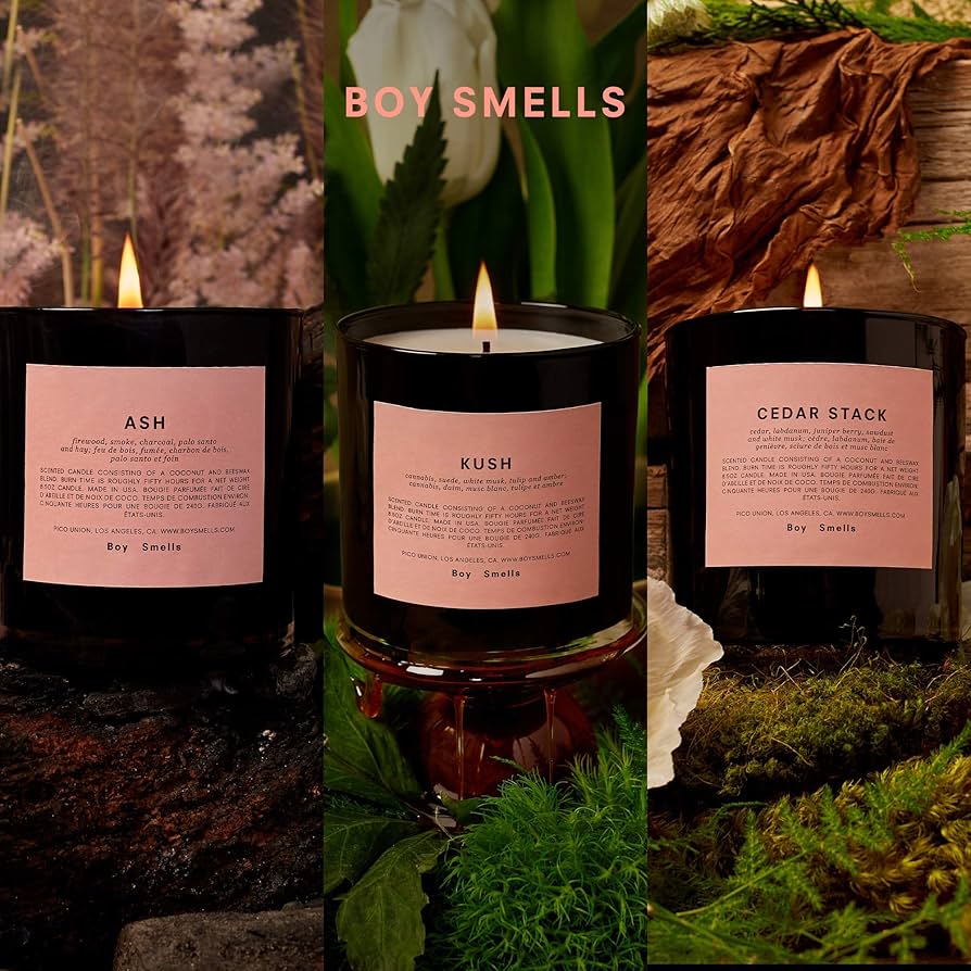 BOY SMELLS ボーイスメルズ　キャンドル candle セット Amazon.com: Boy Smells Les Scented Candle for Men and Women