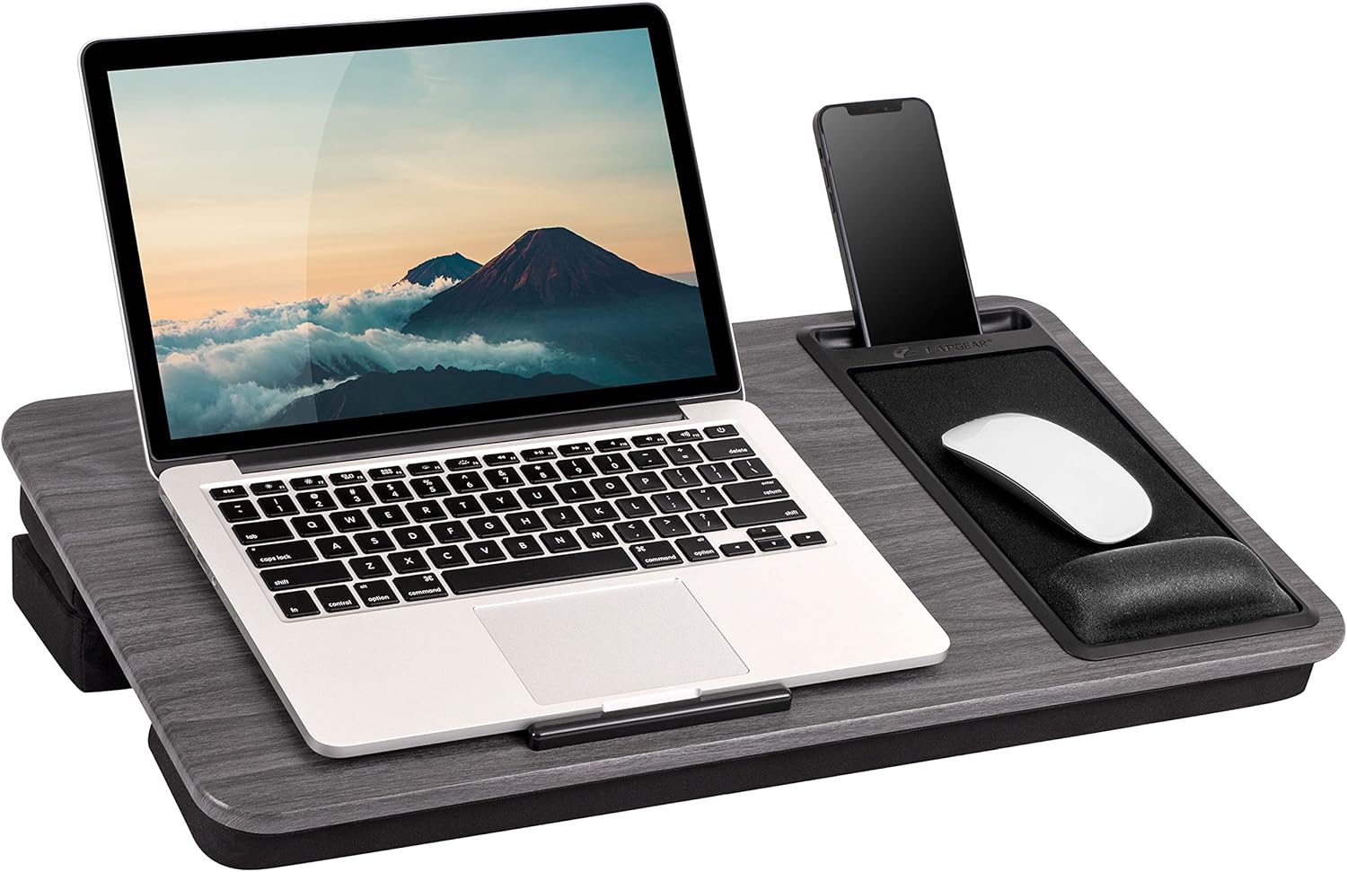 LapGear Elevation Lap Desk with Booster Cushion -White Marble - Fits up to 17.3 Inch Laptops - Style No. 87966 : Everything Else