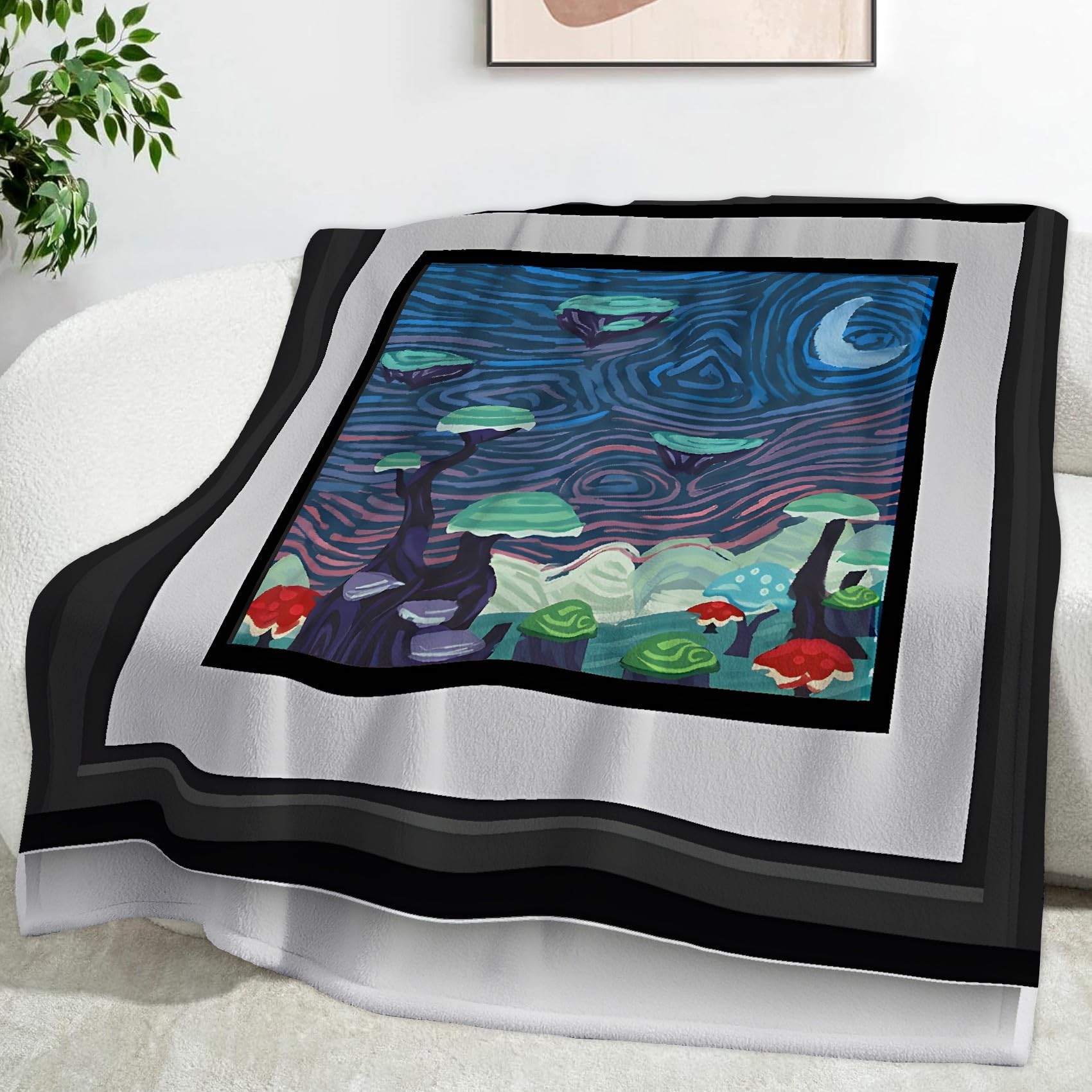 Plaid polaire chaud contre le froid de l'hiver couverture douce flanelle grand format