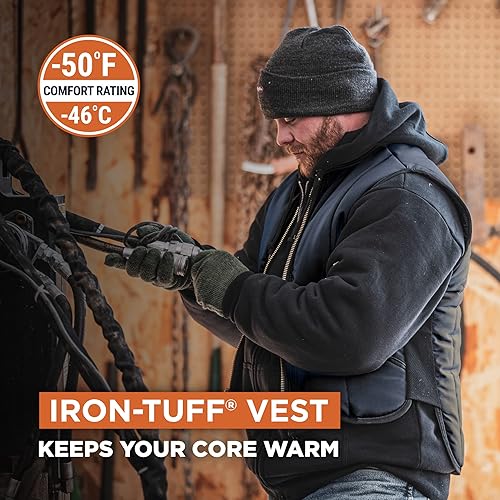 Miniatura 2 de RefrigiWear - Chaleco aislante resistente al agua resistente al agua -50 F protección contra el frío