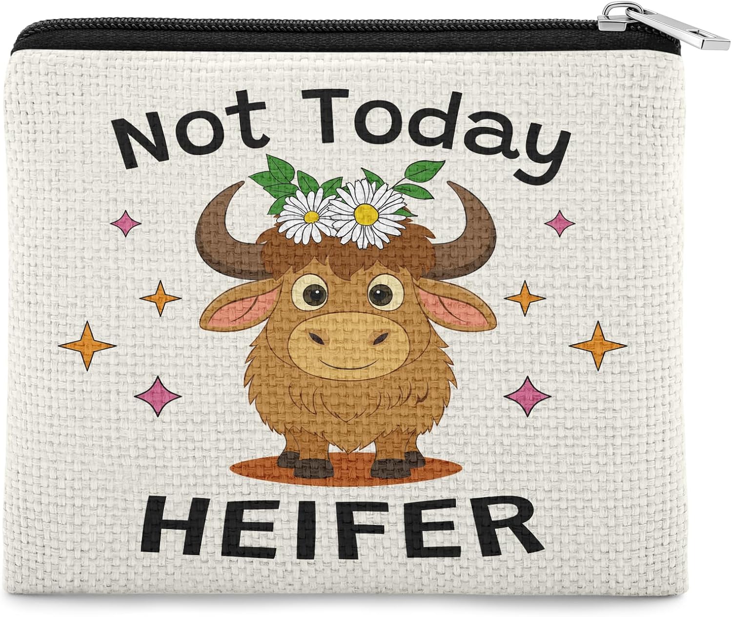 Highland Cow Lover Gifts Coin Purse for Women Highland Cow Themed Gift Daughter Friend Christmas Birthday Gifts Coin Pouch Animal Lover Gift Teen Coworker Students Christmas Birthday Present