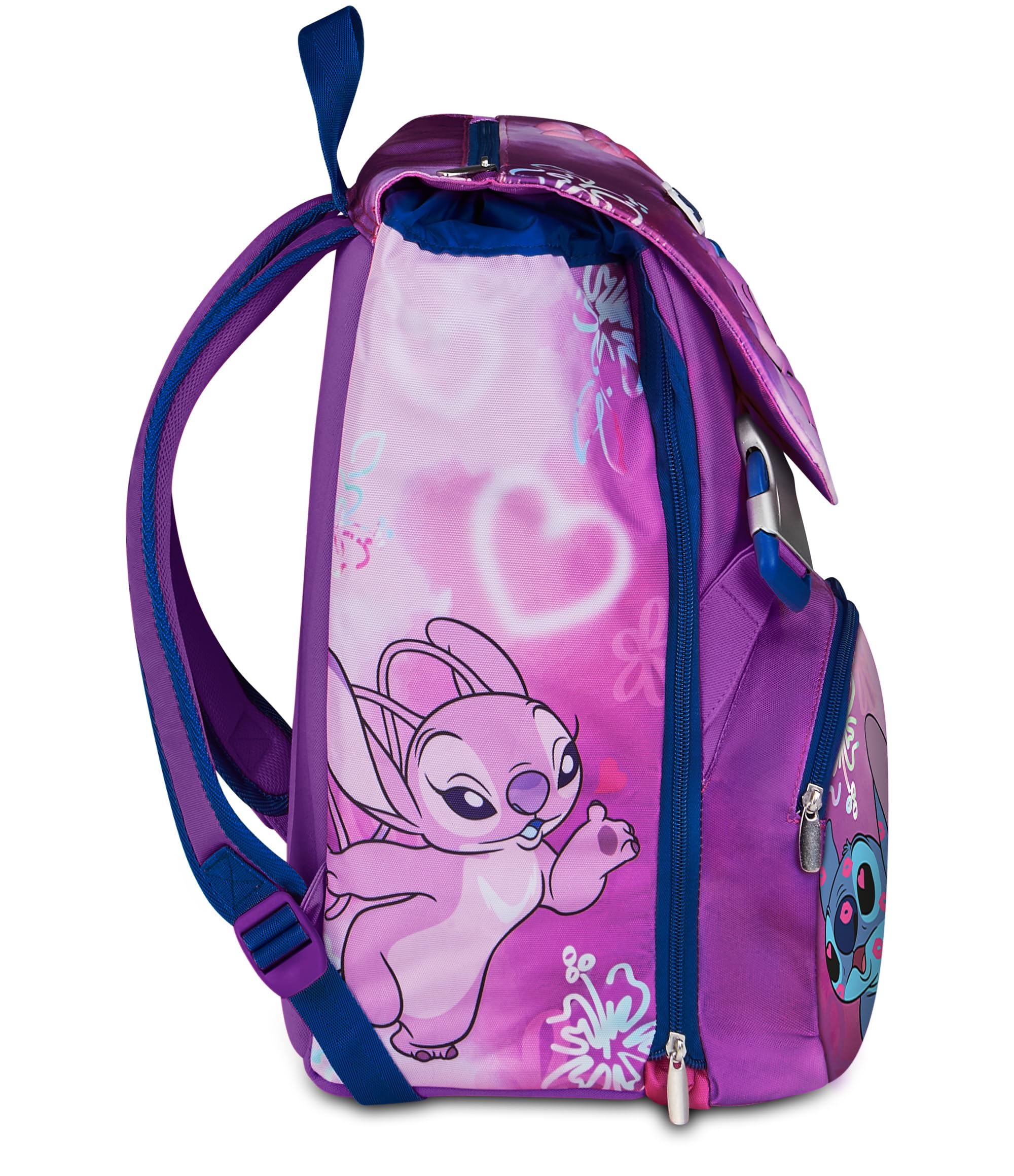 Seven Stitch Zaino Estensibile, Volume Regolabile, Doppio Scomparto, Tasca Porta Borraccia, Scuola e Tempo Libero, Bambine e Ragazze, viola | Volume Regolabile, Doppio Scomparto, Tasca Porta Borraccia, Scuola e Tempo Libero