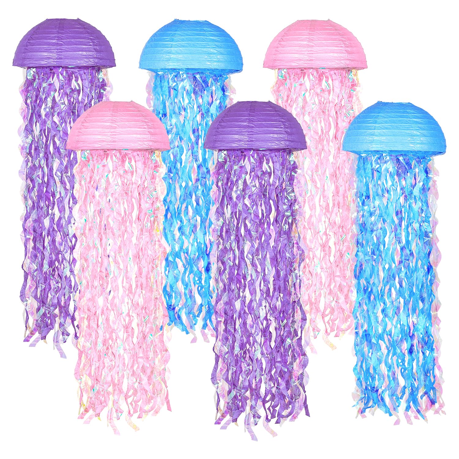 OBXT 10" Mermaid Jellyfish Lanterns - novelty lighting | Mubboo
