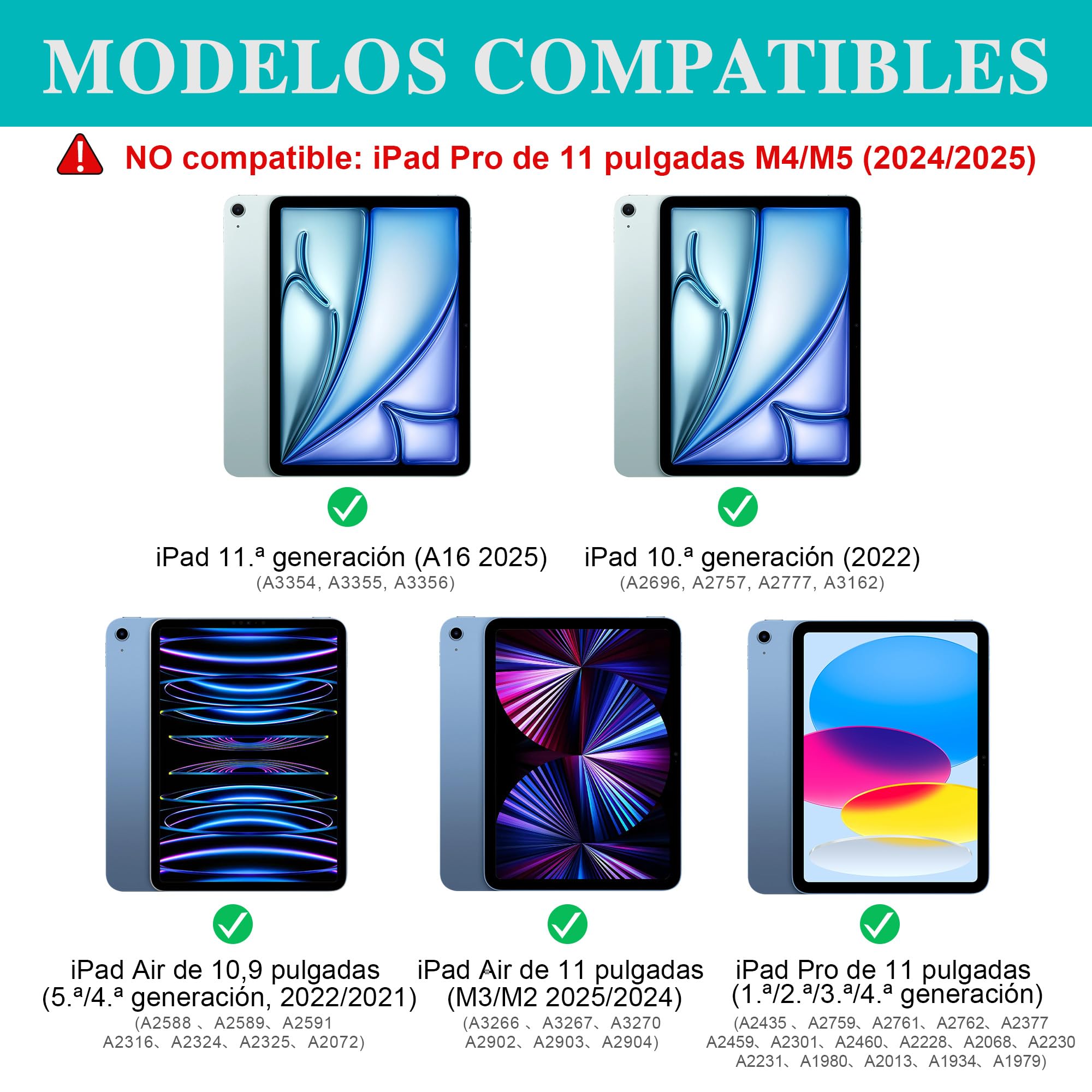 WIWU Funda iPad 11 Generación Teclado Air 11 Pulgadas M4/M3/M2 Desmontable | Magnética Soporte de 360° Teclas Retroiluminadas Trackpad Soporte para Lápiz Color Gris para iPad 10, Air 5/4 Pro 11" 4/3/2/1