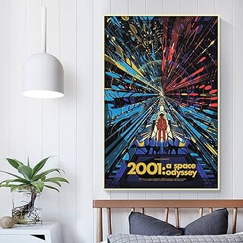 Amazon.co.jp: 2001年：宇宙の旅のSF映画美術の名ポスター