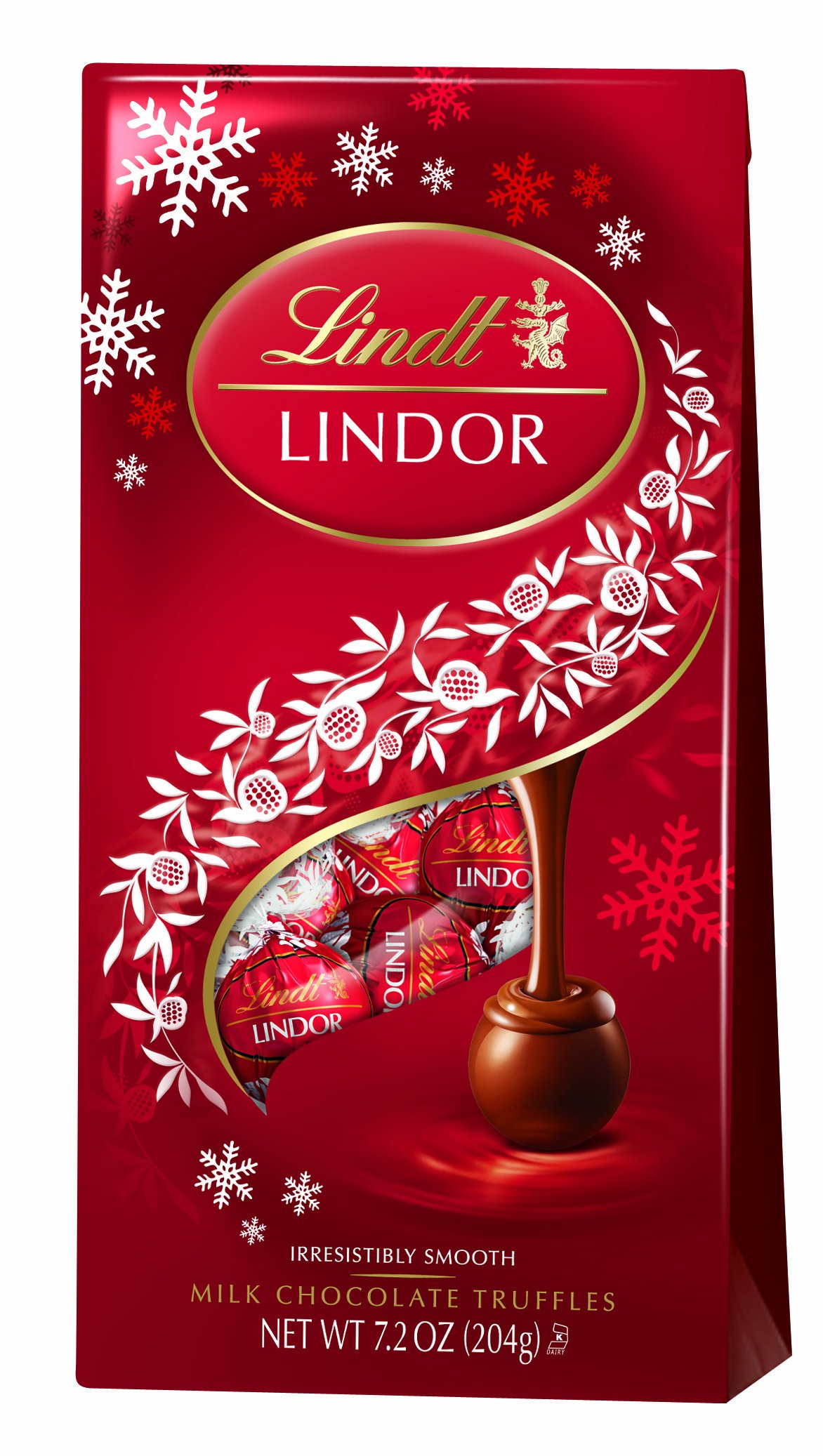 Lindt LINDOR Holiday Assorted Chocolate Truffles, Bag