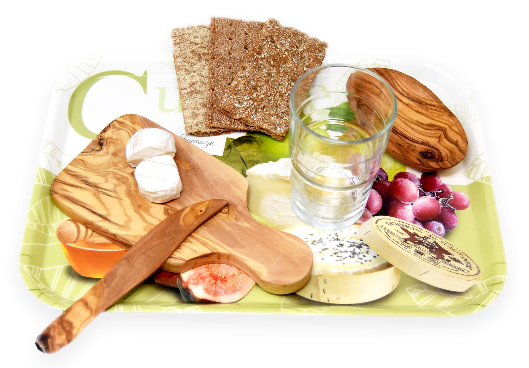 Vassoio Rettangolare In Melammina Con Motivo Bacche - 31x23 Cm, Plastica Alimentare, Lavabile - Foto 9