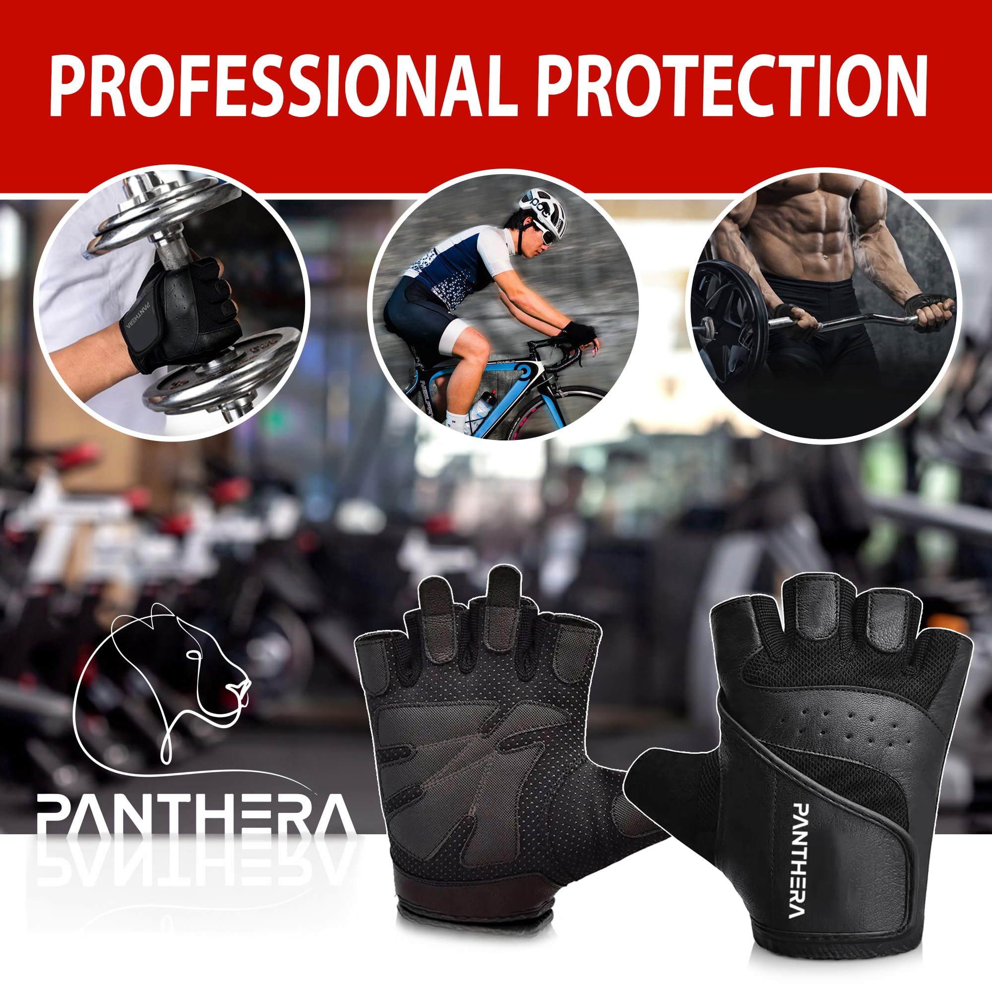 Panthera® Gants d'entrainement Gants de sport