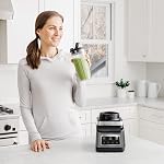 Mixeur professionnel Ninja BN750C Plus DUO avec Auto-iQ, 1400 Watts de pointe, noir/argent (version canadienne)
