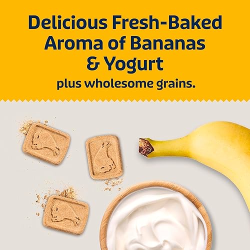 Miniatura 3 de Blue Buffalo Health Bars - Galletas crujientes para perros, golosinas horneadas al horno hechas con ingredientes naturales, plátanos y yogur, bolsa