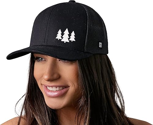 Miniatura 4 de HAKA Wilderness Trucker - Sombrero de béisbol ajustable para hombres y mujeres, gorra de béisbol ajustable al aire libre, cierre de malla, banda de