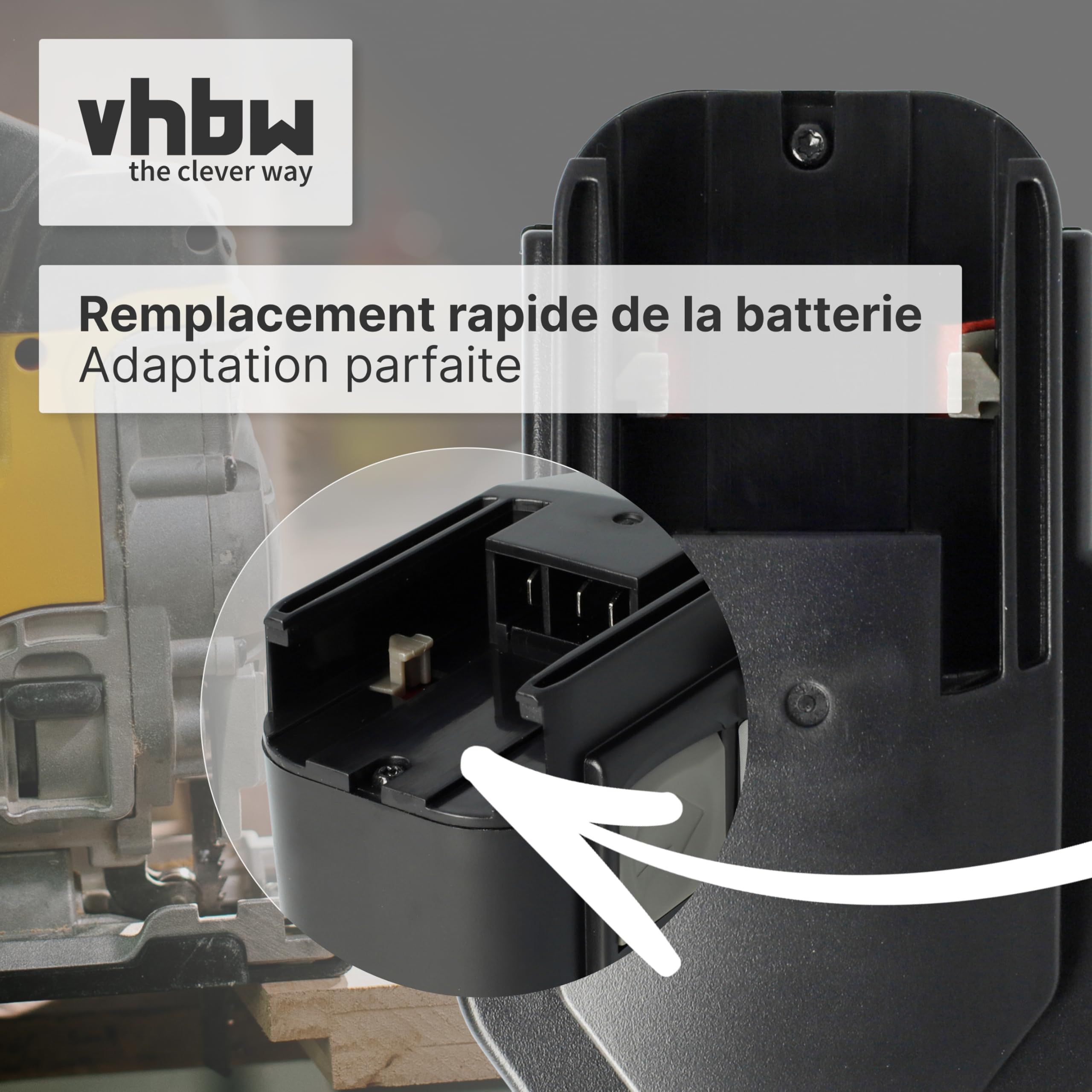 vhbw NiMH Batterie 3300mAh (14.4V) pour Outils AEG SB2E 14.4 T Super Torque comme 48-11-1000, 0511-21.