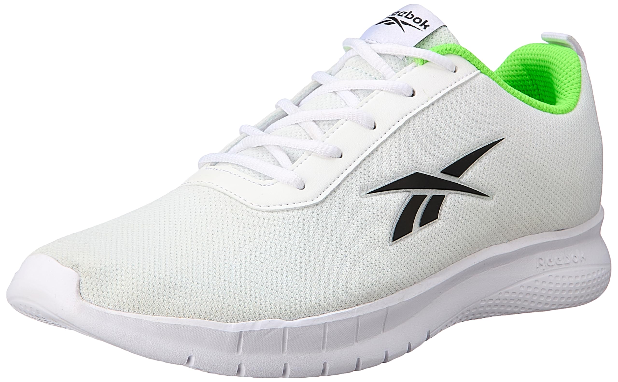 Reebok Men's Running Shoes White White / Black / Solar Lime - Image 1