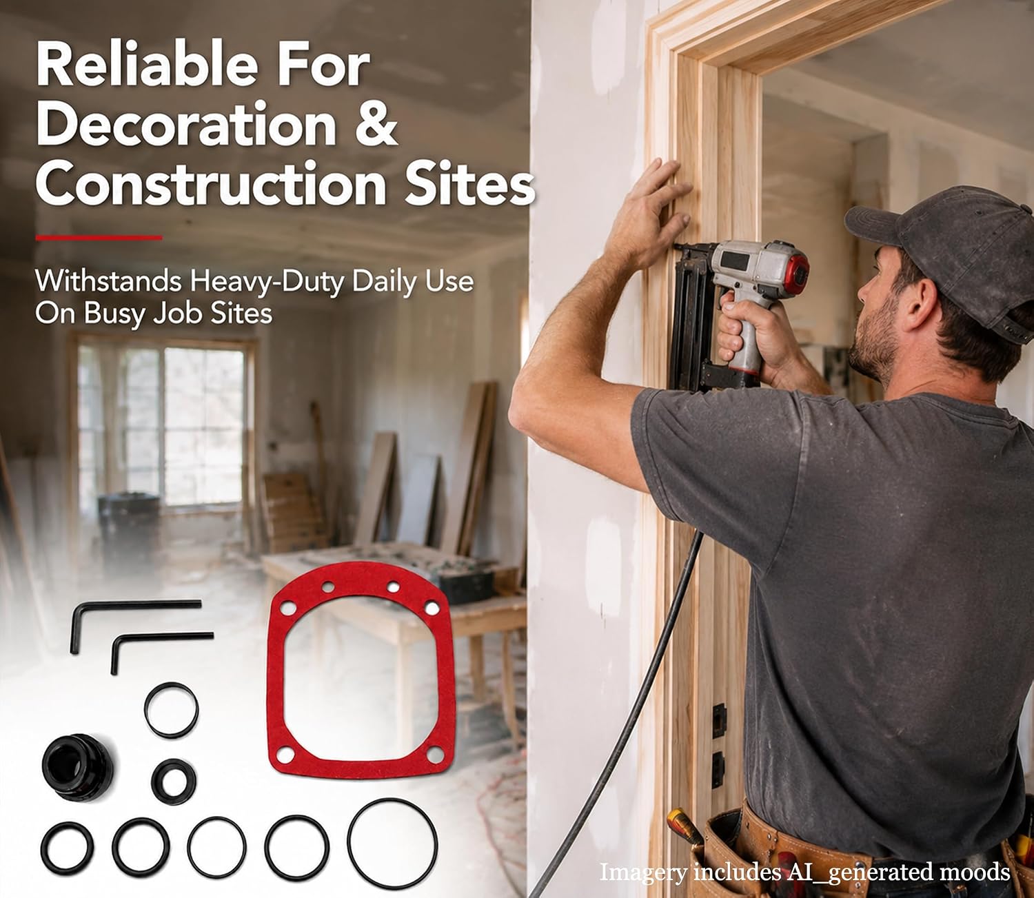903775 Overhaul Kit Compatible with Porter Cable Brad Nailers BN138/BN200A/BN125A/ NS100A/NS150A/Parts,Stapler Rebuilt Kit