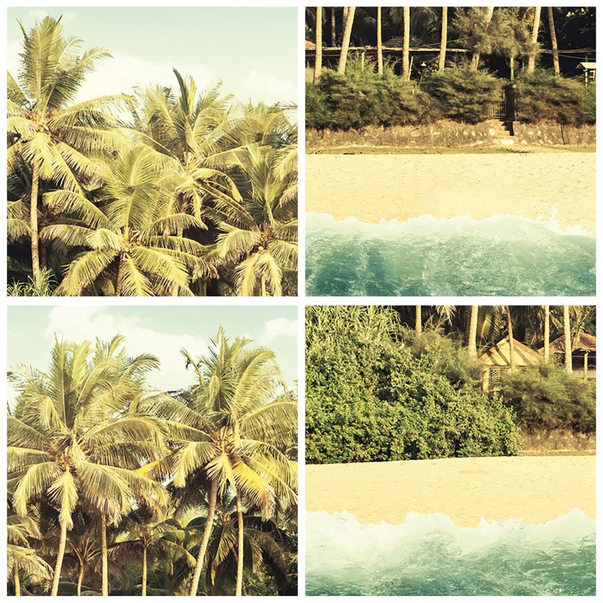 Tableau paysage Palmiers de plage - TenStickers