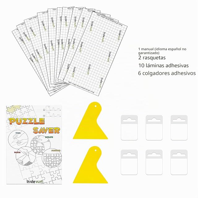 Foto 3 de 7 de Lavievert Puzzle Saver - Pegamento de papel adhesivo para puzle de pelar y pegar, la mejor manera…