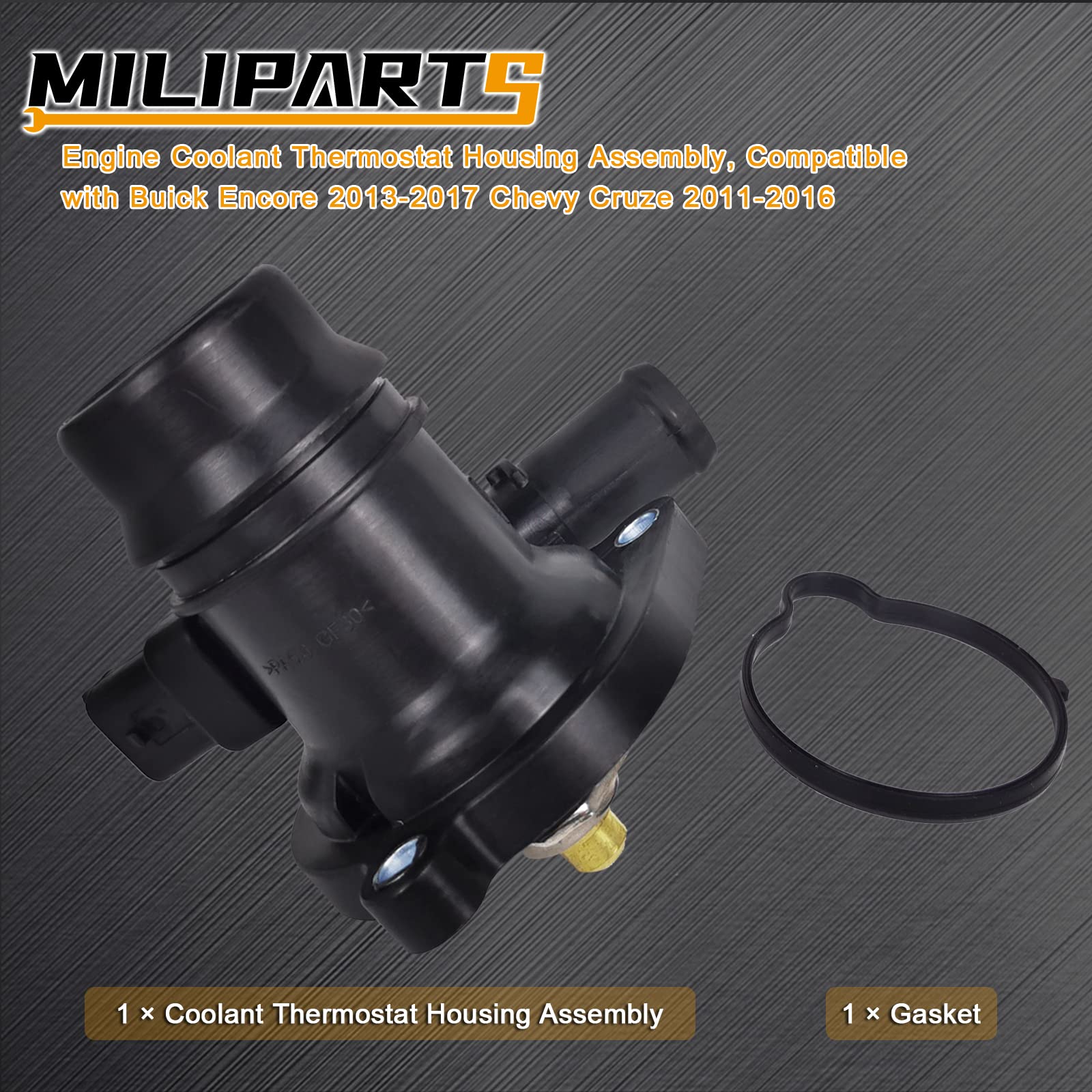 Gruppo Termostato Refrigerante Motore 1.4L Con Sensore E Guarnizione Per Chevrolet Cruze 2011-2016 | Buick Encore 2013-2017 | OEM 55579010