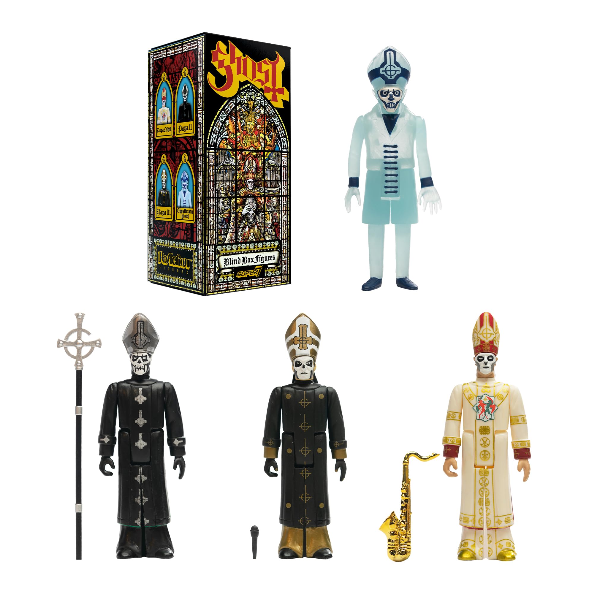 Amazon | Super7 ゴーストブラインドボックス フラット - (12個パック